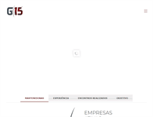 Tablet Screenshot of grupog15.com.br